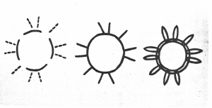 The star of the Nommo as it "emerges". The Sirius Mystery. C. 1976. Robert Temple