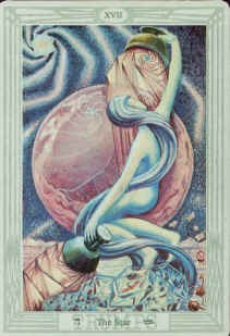 In Court de Gebelin's Tarot deck, the Star was called "The Dog Star"Kenneth Grant says the Star in the Thoth deck represents Sirius (the Dog Star).